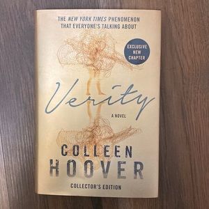 “Verity” By Colleen Hoover. Collector’s edition with bonus chapter